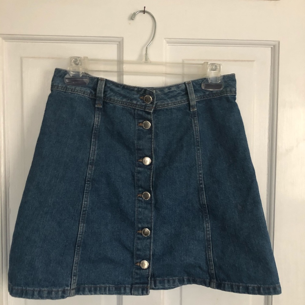 H&M Denim Skirt with Buttons
